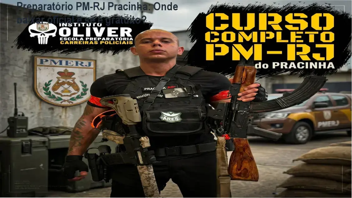 Imagem ilustrando o acesso ao curso Preparatório Completo PM‑RJ Pracinha no site oficial