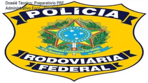 Capa do e‑book Preparatório PRF Administrativo Foco mostrando simulados e plano de estudos