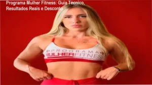 Imagem do Programa Mulher Fitness mostrando download da app e destaque de desconto exclusivo