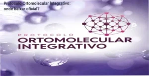 Captura de tela mostrando a página oficial de download do Protocolo Ortomolecular Integrativo