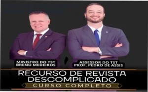 Ministro Breno Medeiros explicando como interpor recurso de revista no TST