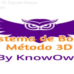 Sistema de Bolso 3D: Organize finanças sem planilha – Preço