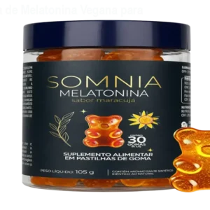 Somnia – Goma de Melatonina Vegana para Dormir Rápido
