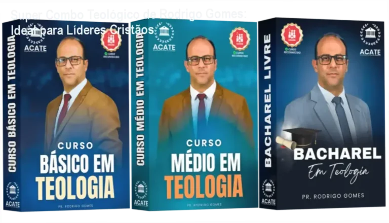 Super Combo Teológico de Rodrigo Gomes: Ideal para Líderes Cristãos