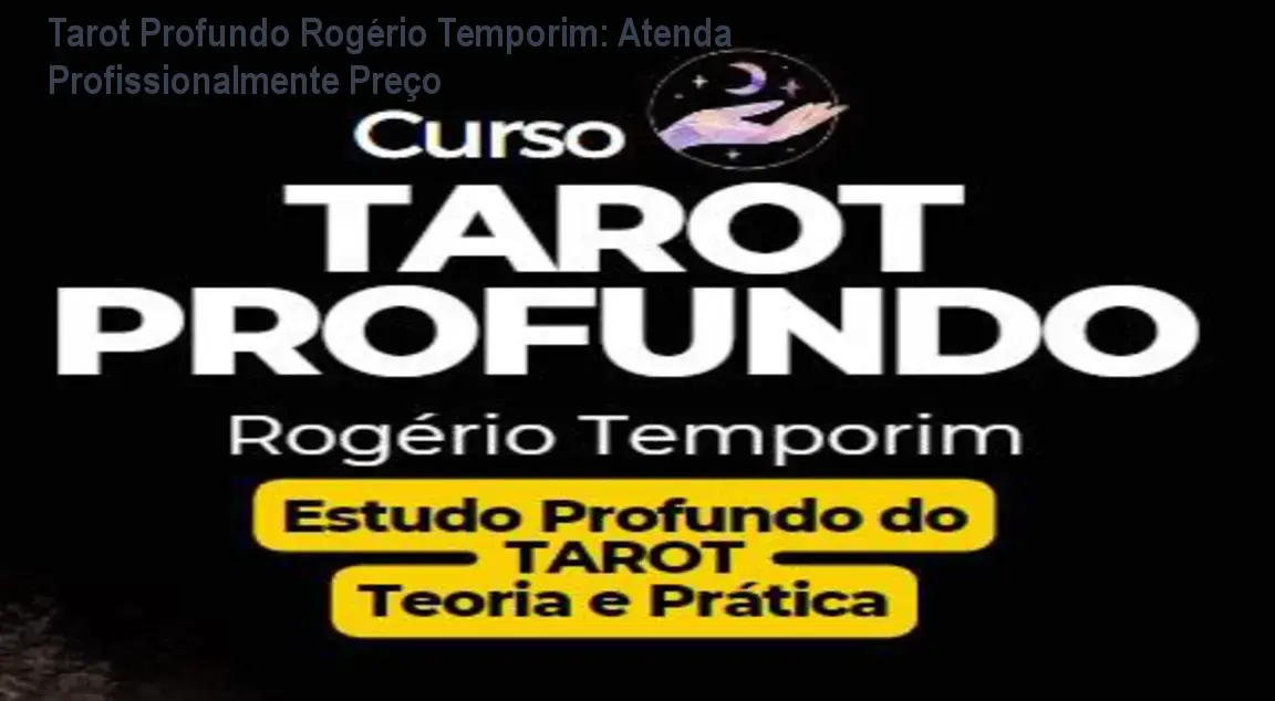 Tarot Profundo de Rogério Temporim sendo usado em sessão de atendimento profissional
