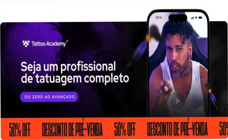 Tattoo Academy – Aprenda Tattoo sem talento – Curso Online