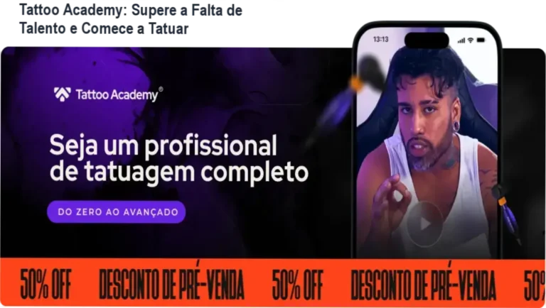 Tattoo Academy: Supere a Falta de Talento e Comece a Tatuar