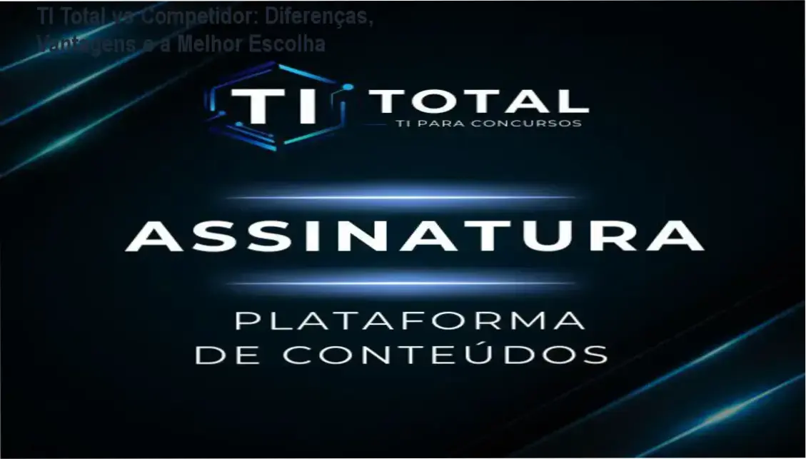 Comparativo entre TI Total e outros cursos de TI destacando diferenças e benefícios