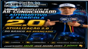 Captura de tela do curso online de ar‑condicionado automotivo e agrícola de Giliard Mota