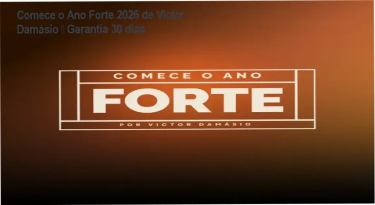 Comece o Ano Forte 2026 de Victor Damásio – Garantia 30 dias