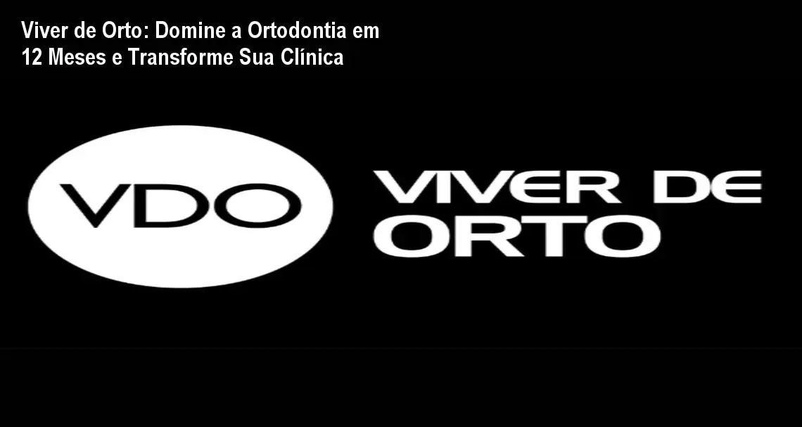 Captura de tela do curso Viver de Orto mostrando a metodologia Mapa da Clareza Ortodôntica em ação