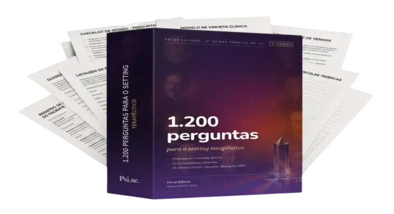 1.200 Perguntas para o Setting Terapêutico vs Manuais