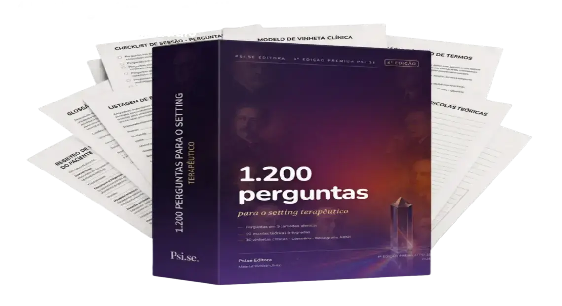 1.200 Perguntas para o Setting Terapêutico vs Manuais Clínicos – comparação de recursos e vantagens