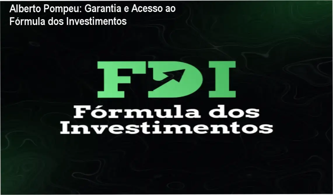 Alberto Pompeu apresentando a estrutura do curso Fórmula dos Investimentos para investidores iniciantes
