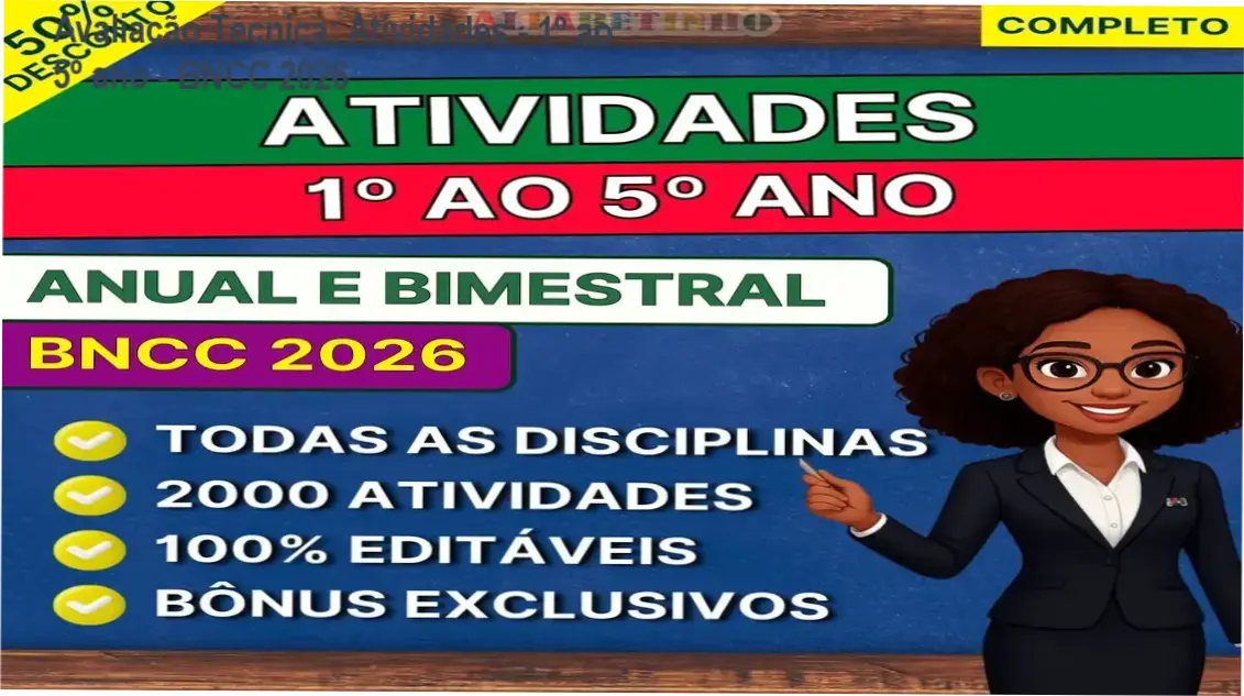 Guia explicativo sobre o produto digital Atividades - 1º ao 5º ano - BNCC 2026