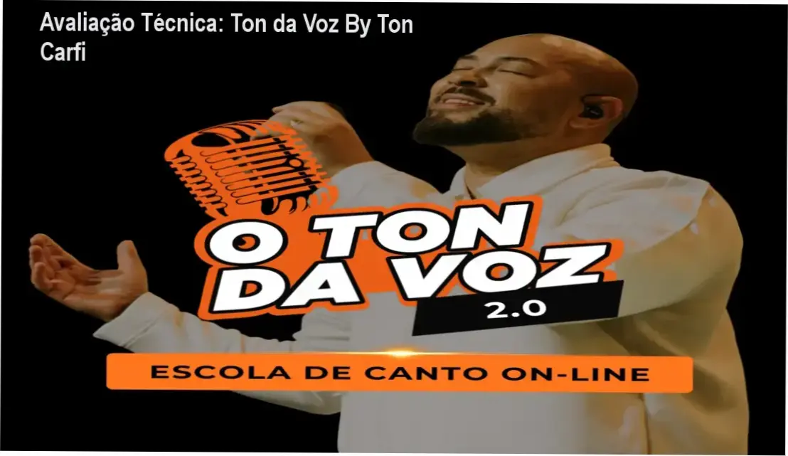 Guia explicativo sobre o produto digital Ton da Voz By Ton Carfi