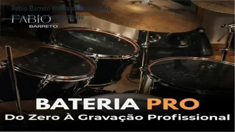 Fabio Barreto revela se Bateria Pro funciona em home studio