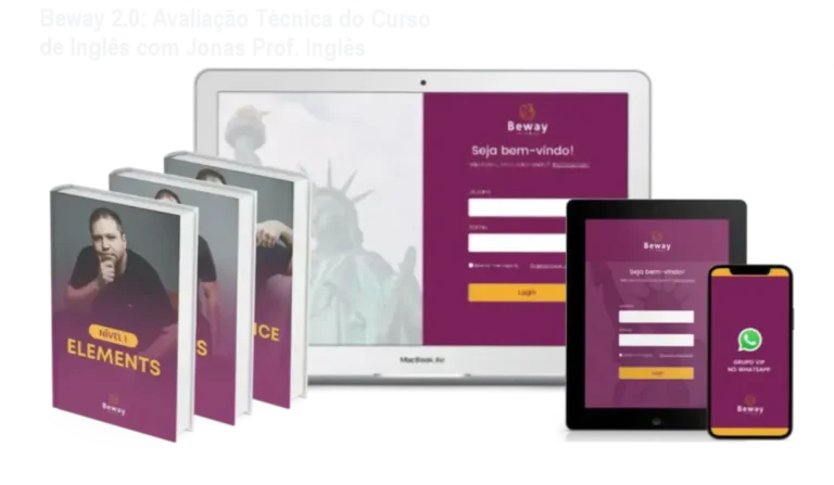 Beway 2.0: Avaliação Técnica do Curso de Inglês com Jonas Prof. Inglês