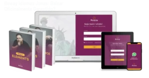 Interface da plataforma Beway Idiomas Jonas com opção de download oficial do curso