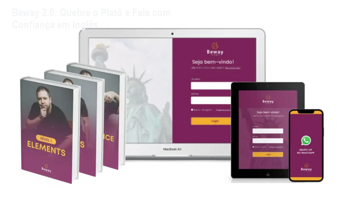 Beway 2.0: Quebre o Platô e Fale com Confiança em Inglês
