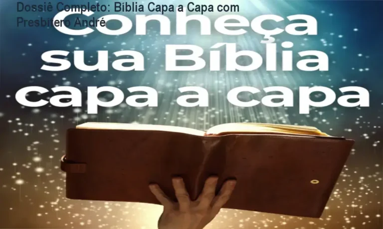 Dossiê Completo: Bíblia Capa a Capa com Presbítero André