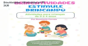 BrincAtividades de Rose Tania Correia – custo‑benefício R$ 24,90 para 190 atividades infantis