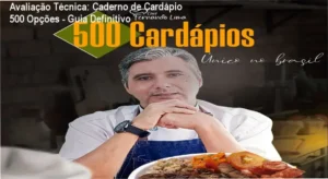 Caderno de Cardápio 500 Opções - Solução prática para restaurantes e marmitarias