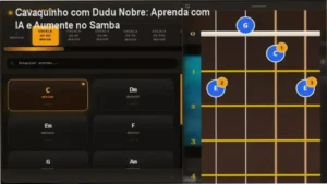 Cavaquinho com Dudu Nobre - por trás da tela, como funciona a IA do curso