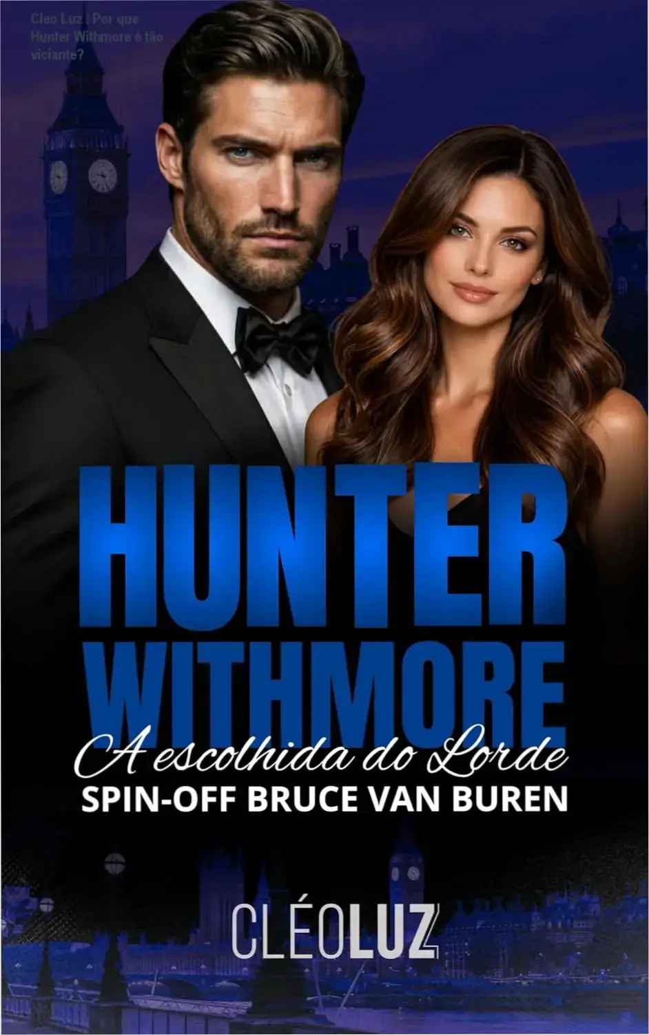 Capa do box Hunter Withmore – A Escolhida do Lorde de Cleo Luz