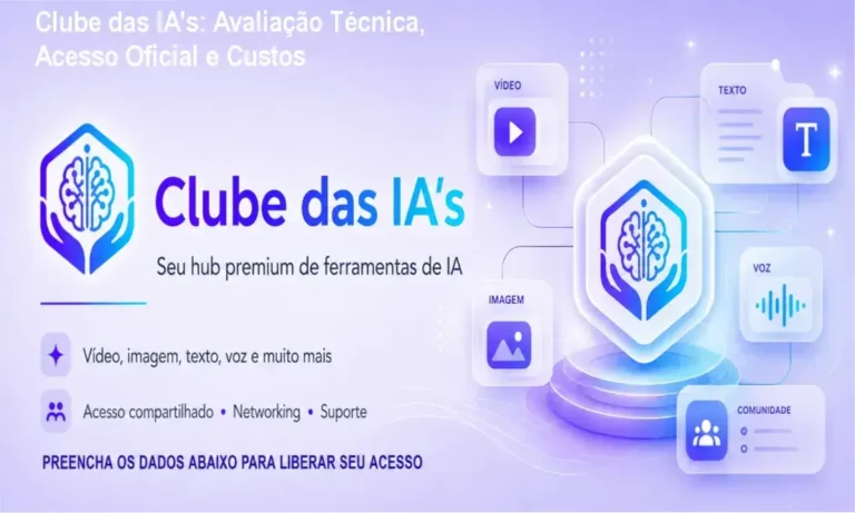 Clube das IA’s: Avaliação Técnica, Acesso Oficial e Custos