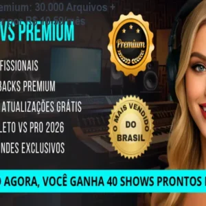 Clube do VS Premium: 30.000 Arquivos + Curso de Reaper por R$ 10,59/mês