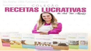 Coleção Receitas Lucrativas da Chef Ísis Alvarez bastidores e funcionamento interno