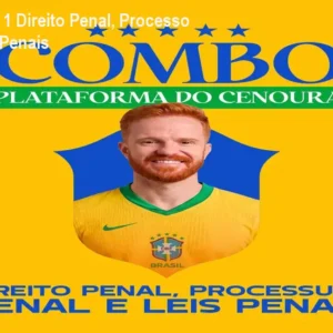 Combo 3 em 1 Direito Penal, Processo Penal e Leis Penais
