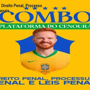 Combo 3 em 1 Direito Penal, Processo Penal e Leis Penais