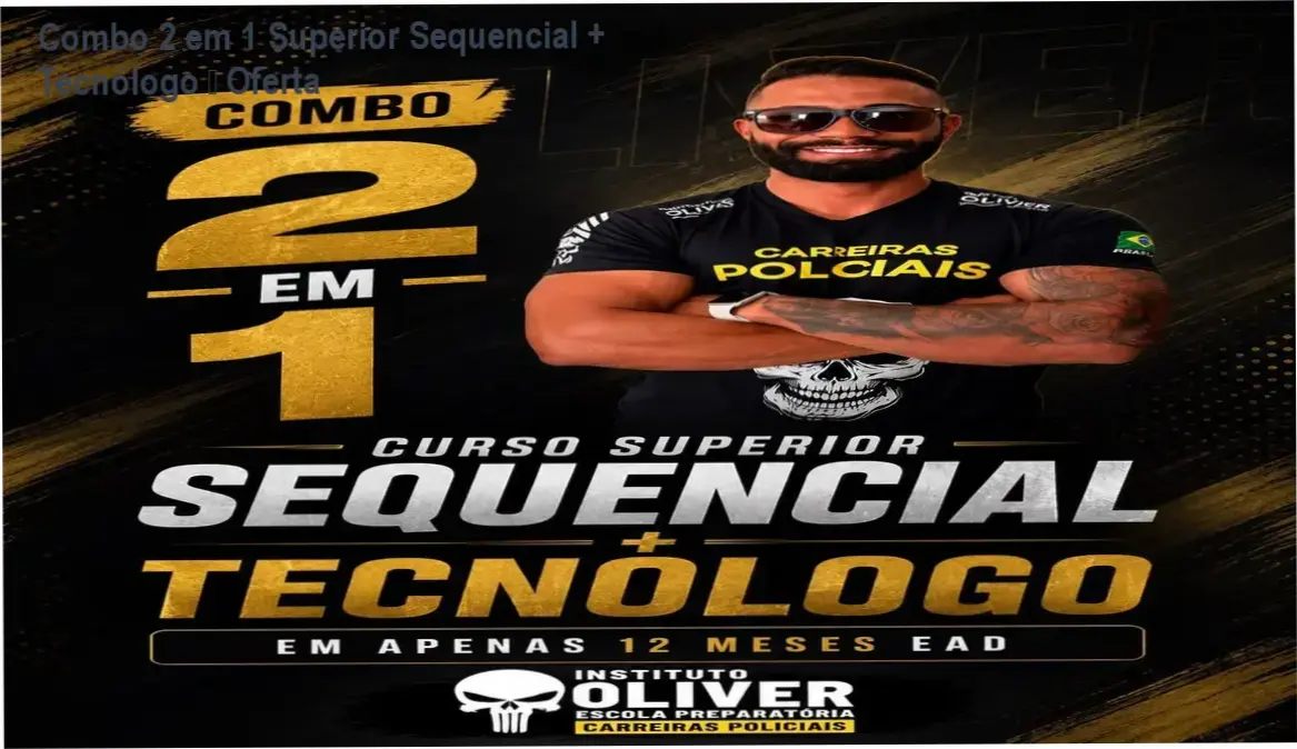 Combo 2 em 1 Superior Sequencial + Tecnólogo – Oferta com preço promocional