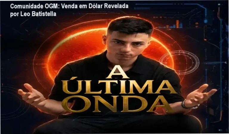 Vista interna da Comunidade OGM ensinando vendas internacionais em dólar com Leo Batistella