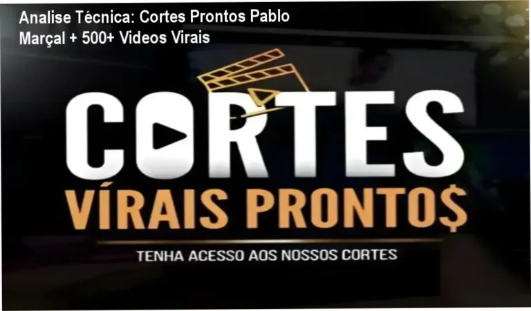 Analise Técnica: Cortes Prontos Pablo Marçal + 500+ Videos Virais