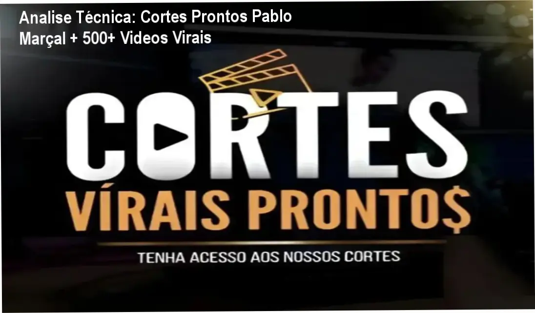 Cortes Prontos Pablo Marçal: Exemplos de vídeos virais e detalhes técnicos do pacote