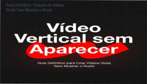 Exemplo prático de vídeo viral criado com celular usando técnicas faceless, mostrando interface de edição e legenda animada