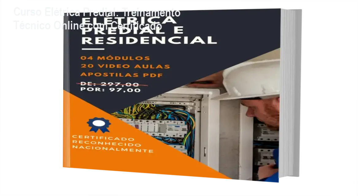Curso Elétrica Predial com certificação profissional para iniciantes