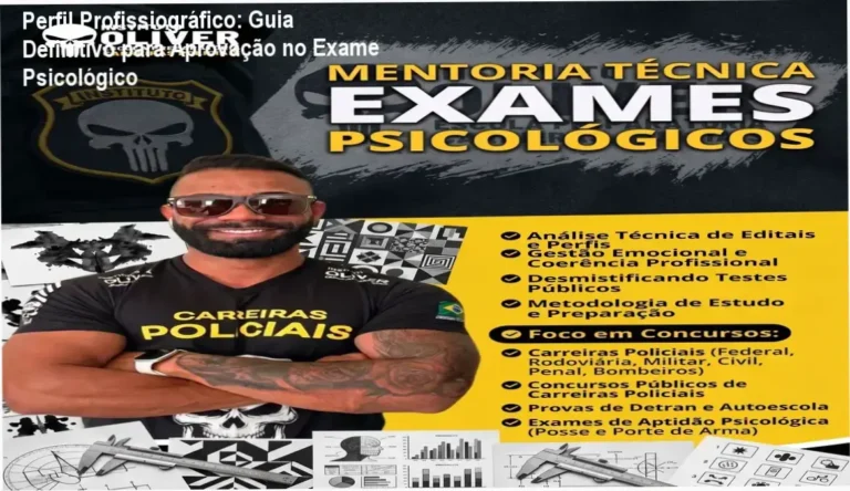 Perfil Profissiográfico: Guia Definitivo para Aprovação no Exame Psicológico