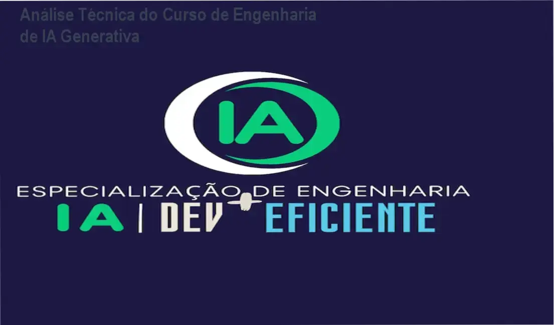 Curso Técnico de Engenharia de IA Generativa - Bastidores e Funcionamento
