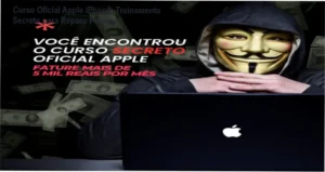 Instrutor certificado pela Apple mostrando manuais técnicos passo a passo para reparo de iPhone