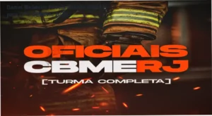 Curso Perspectiva CFO CBMERJ 2026 por Daniel Medeiros – visualização interna do painel de aulas e simulados