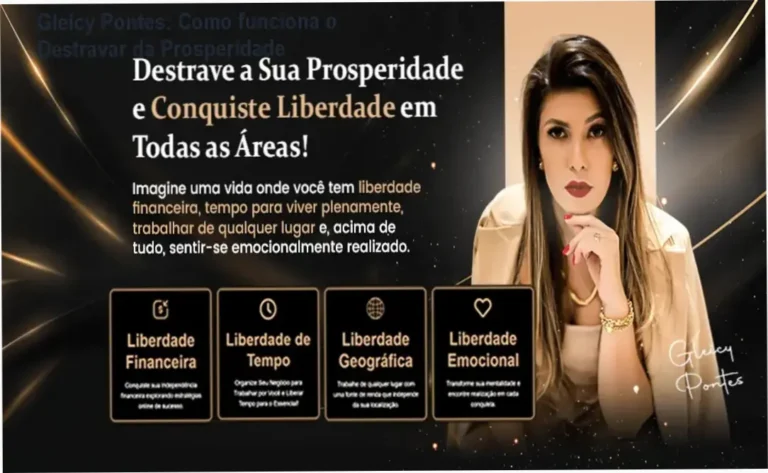 Gleicy Pontes: Como funciona o Destravar da Prosperidade