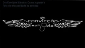 Dra Karolyne Marotto apresentando o curso Convicção na Veia para profissionais de estética