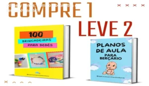 E-book 100 Brincadeiras para Bebês Adrinelly Lemes Nogueira bastidores e visão interna do material pedagógico