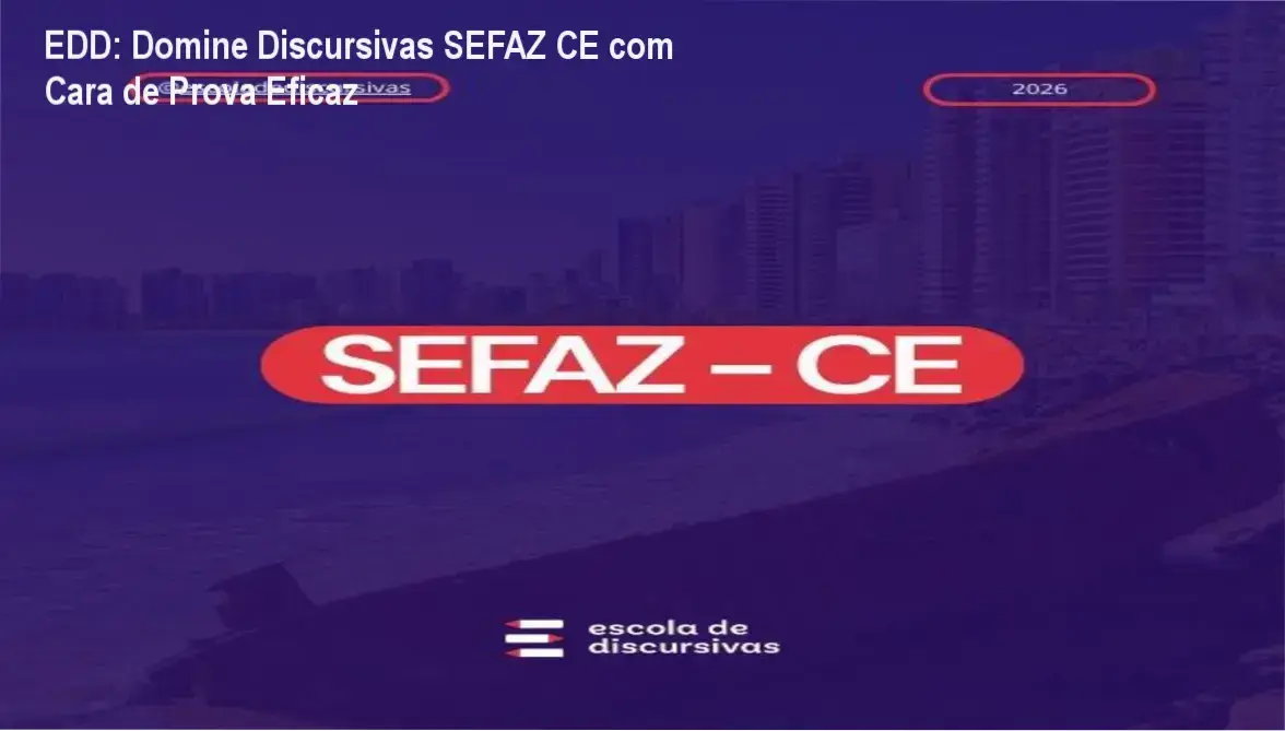 Imagem do curso EDD SEFAZ CE Discursiva: estudantes analisando gabaritos com orientação do autor, método FCC em ação