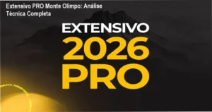 Telas do curso Extensivo PRO Monte Olimpo com aulas ao vivo e análise de provas