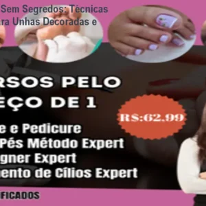 Curso Pedicure Sem Segredos: Técnicas Profissionais para Unhas Decoradas e Renda Extra